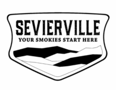 SEVIERVILLE YOUR SMOKIES START HERE Logo (USPTO, 05.03.2018)