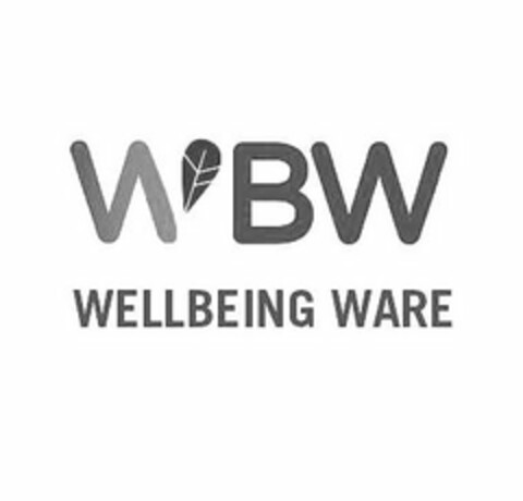 WBW WELLBEING WARE Logo (USPTO, 04/27/2018)