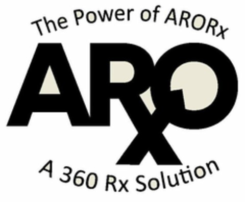 THE POWER OF ARORX ARXO A 360 RX SOLUTION ARXO Logo (USPTO, 30.05.2018)