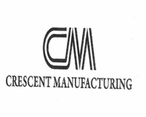 CM CRESCENT MANUFACTURING Logo (USPTO, 05.06.2018)