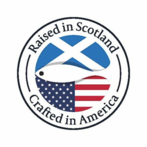 RAISED IN SCOTLAND CRAFTED IN AMERICA Logo (USPTO, 07/09/2018)