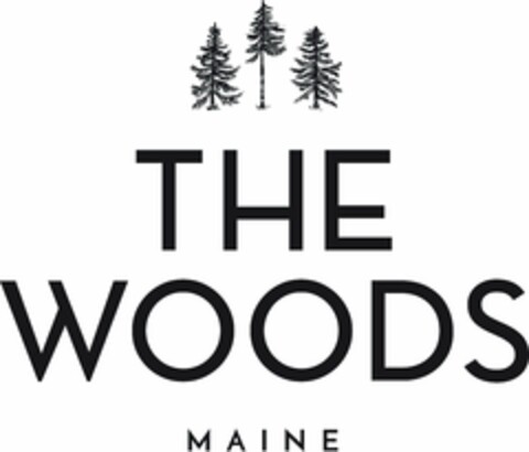 THE WOODS MAINE Logo (USPTO, 18.06.2019)