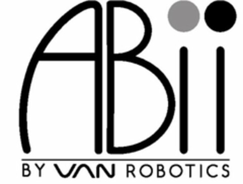 ABII BY VAN ROBOTICS Logo (USPTO, 07/16/2019)