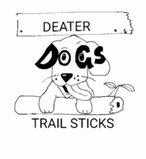 DEATER DOGS TRAIL STICKS Logo (USPTO, 09/06/2019)