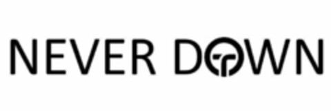 NEVER DOWN T Logo (USPTO, 12.05.2020)