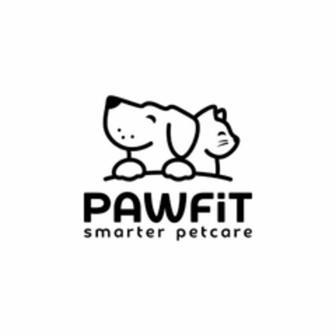 PAWFIT SMARTER PETCARE Logo (USPTO, 27.06.2020)