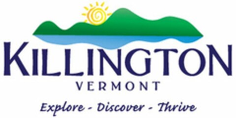 KILLINGTON VERMONT EXPLORE - DISCOVER - THRIVE Logo (USPTO, 02/18/2009)