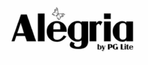 ALEGRIA BY PG LITE Logo (USPTO, 21.10.2009)