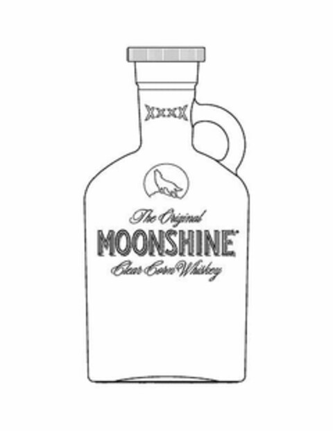 MOONSHINE THE ORIGINAL CLEAR CORN WHISKEY XXXX Logo (USPTO, 08.06.2010)