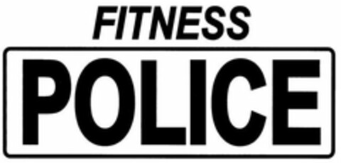 FITNESS POLICE Logo (USPTO, 29.09.2010)