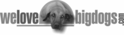 WELOVE BIGDOGS .COM Logo (USPTO, 27.10.2010)