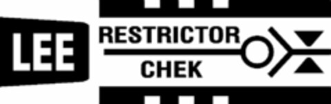 LEE RESTRICTOR CHEK Logo (USPTO, 01/28/2011)