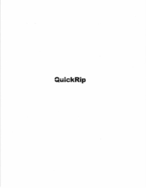 QUICKRIP Logo (USPTO, 06/17/2011)