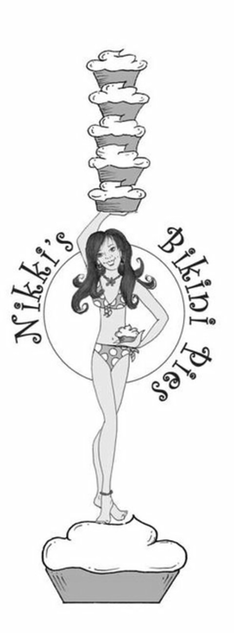 NIKKI'S BIKINI PIES Logo (USPTO, 17.05.2012)