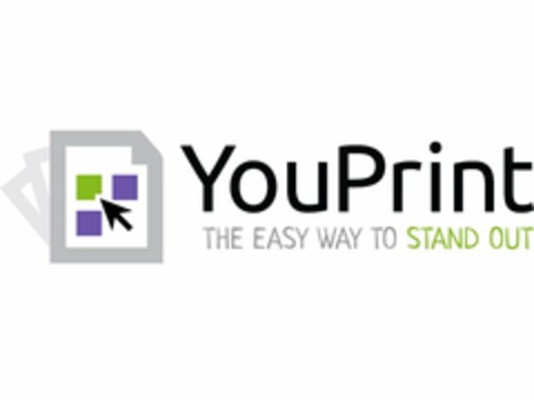 YOUPRINT THE EASY WAY TO STAND OUT Logo (USPTO, 10/23/2012)