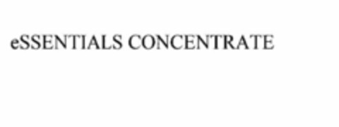 ESSENTIALS CONCENTRATE Logo (USPTO, 15.03.2013)