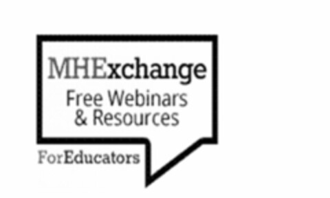 MHEXCHANGE FREE WEBINARS & RESOURCES FOR EDUCATORS Logo (USPTO, 17.05.2013)