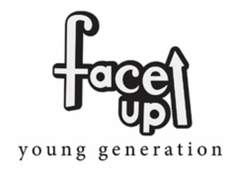 FACE UP YOUNG GENERATION Logo (USPTO, 30.07.2013)