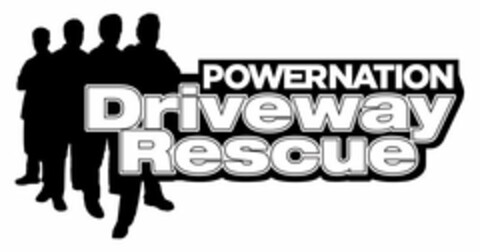 POWERNATION DRIVEWAY RESCUE Logo (USPTO, 25.10.2013)