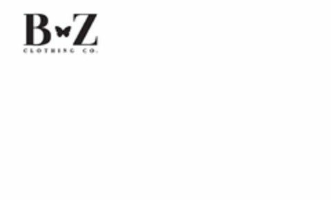 B Z CLOTHING CO. Logo (USPTO, 06.03.2014)