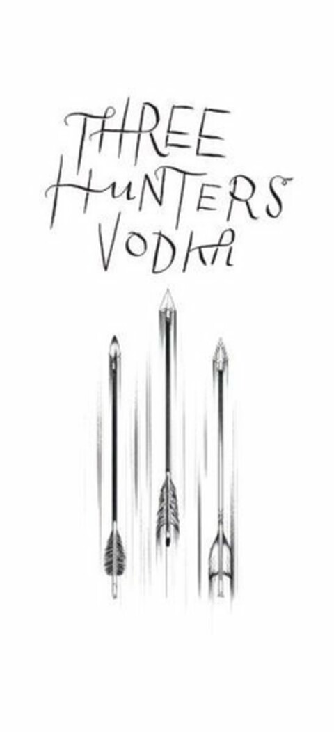 THREE HUNTERS VODKA Logo (USPTO, 03/24/2014)