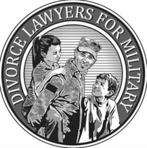 DIVORCE LAWYERS FOR MILITARY Logo (USPTO, 11.05.2014)
