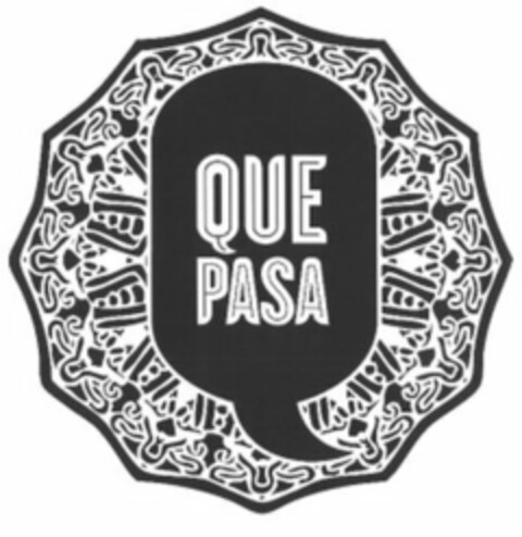 Q QUE PASA Logo (USPTO, 06/16/2014)