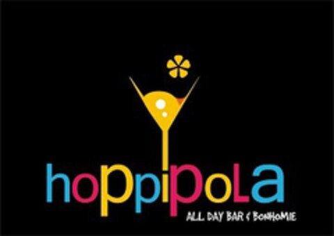 HOPPIPOLA ALL DAY BAR & BONHOMIE Logo (USPTO, 02/27/2015)