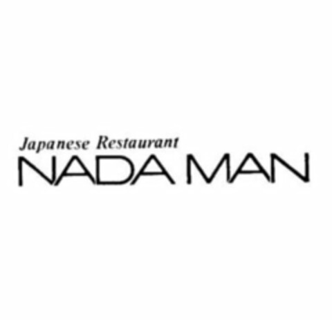 JAPANESE RESTAURANT NADA MAN Logo (USPTO, 03.03.2015)