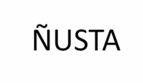 ÑUSTA Logo (USPTO, 14.04.2016)