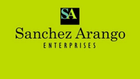 SA SANCHEZ ARANGO ENTERPRISES Logo (USPTO, 04/14/2016)