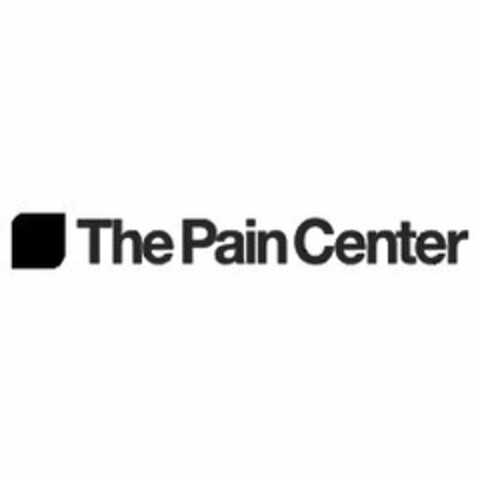 THE PAIN CENTER Logo (USPTO, 02.03.2017)