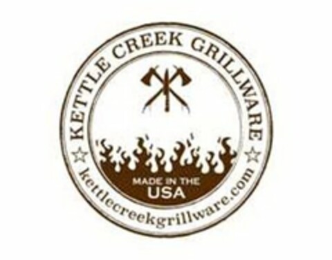 KETTLE CREEK GRILLWARE MADE IN THE USA KETTLECREEKGRILLWARE.COM Logo (USPTO, 07.04.2017)