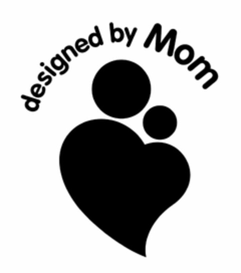 DESIGNED BY MOM Logo (USPTO, 09/22/2017)