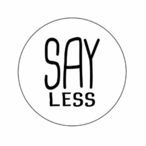 SAY LESS Logo (USPTO, 25.01.2018)