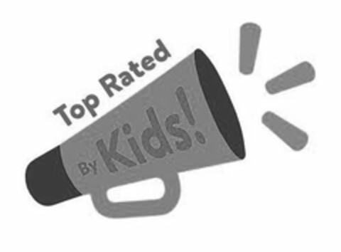 TOP RATED BY KIDS! Logo (USPTO, 13.02.2018)