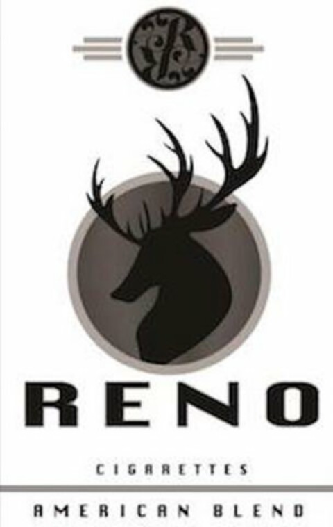 RENO CIGARETTES AMERICAN BLEND R Logo (USPTO, 10.10.2018)