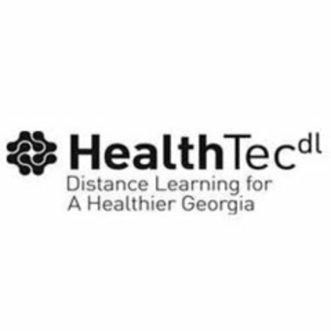 HEALTHTECDL DISTANCE LEARNING FOR A HEALTHIER GEORGIA Logo (USPTO, 11/27/2018)