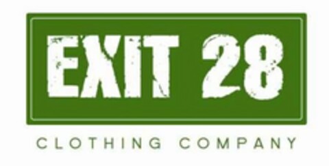 EXIT 28 CLOTHING COMPANY Logo (USPTO, 09.01.2009)