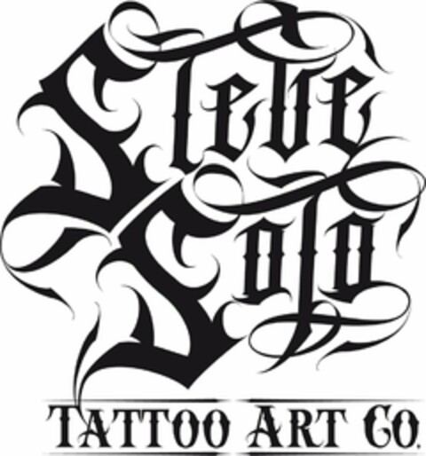 STEVE SOTO TATTOO ART CO. Logo (USPTO, 12.08.2010)