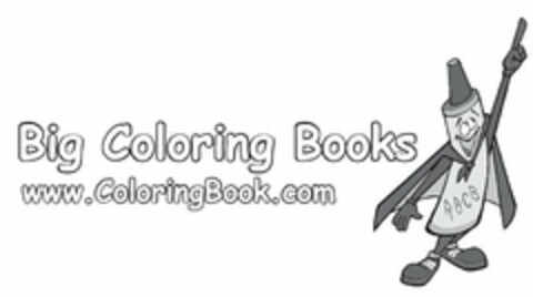 BIG COLORING BOOKS WWW.COLORINGBOOK.COM Logo (USPTO, 13.06.2011)