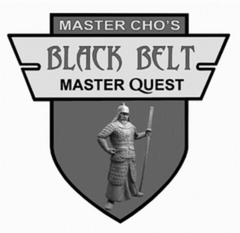 MASTER CHO'S BLACK BELT MASTER QUEST Logo (USPTO, 06/08/2012)