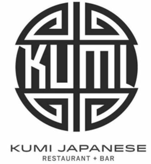 KUMI KUMI JAPANESE RESTAURANT + BAR Logo (USPTO, 03/13/2013)