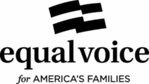 EQUAL VOICE FOR AMERICA'S FAMILIES Logo (USPTO, 10.09.2013)