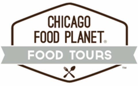 CHICAGO FOOD PLANET FOOD TOURS Logo (USPTO, 27.09.2013)