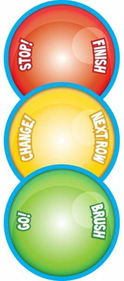 STOP! FINISH CHANGE! NEXTROW GO! BRUSH Logo (USPTO, 13.01.2014)