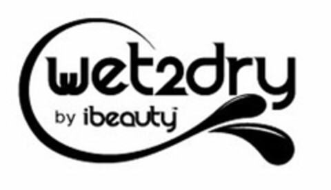 WET2DRY BY IBEAUTY Logo (USPTO, 08/20/2014)