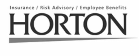 HORTON INSURANCE / RISK ADVISORY / EMPLOYEE BENEFITS Logo (USPTO, 21.08.2014)
