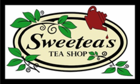 SWEETEA'S TEA SHOP Logo (USPTO, 30.09.2014)