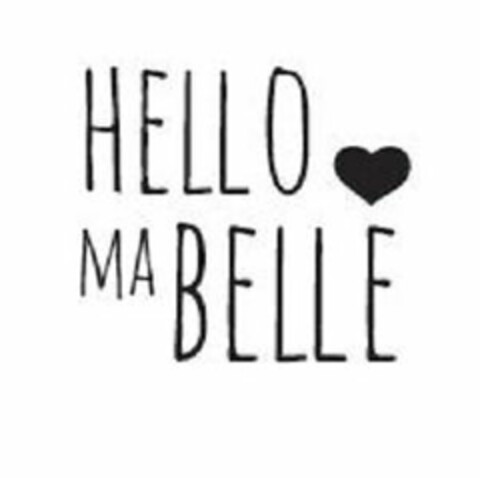 HELLO MA BELLE Logo (USPTO, 09.10.2014)